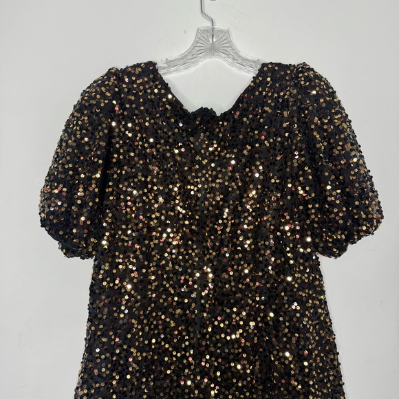NWT Eloquii Sequin Puff Sleeve Dress 16 - Picture 12 of 15